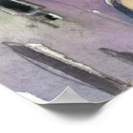 Bestemmingen | Uitzicht van de Brug van het Veneti Poster (Hoek)