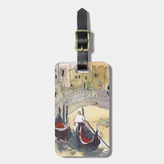 Bestemmingen | Venice Plein Air Gondola Ride Bagagelabel (Voorkant verticaal)