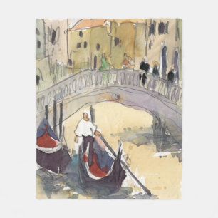 Bestemmingen   Venice Plein Air Gondola Ride Fleece Deken