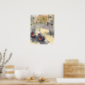 Bestemmingen | Venice Plein Air Gondola Ride Poster (Keuken)