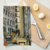 Bestemmingen |  vijfde toegangsklok theedoek (Quarter Fold)