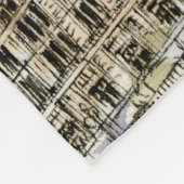 Bestemmingen | Waterverf Big Ben & London Eye Fleece Deken (Hoek)