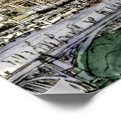 Bestemmingen | Waterverf Big Ben & London Eye Poster (Hoek)