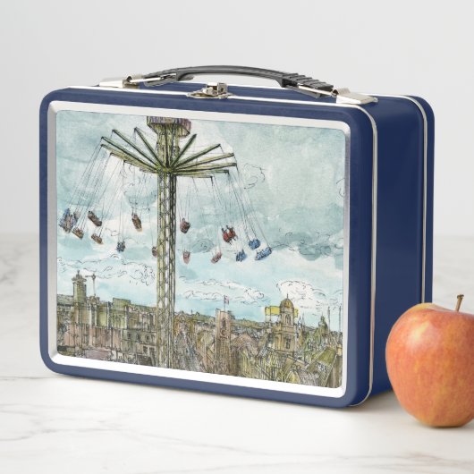 Bestemmingen | Waterverf Europese Swing Ride (In situ)