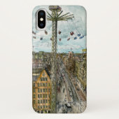 Bestemmingen | Waterverf Europese Swing Ride Case-Mate iPhone Case (Achterkant)