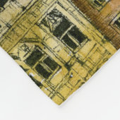 Bestemmingen | Waterverf Europese Swing Ride Fleece Deken (Hoek)