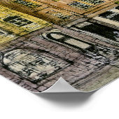 Bestemmingen | Waterverf Europese Swing Ride Poster (Hoek)