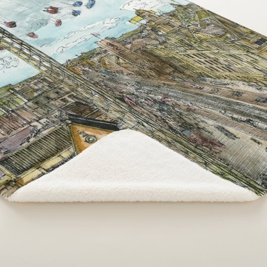 Bestemmingen | Waterverf Europese Swing Ride Sherpa Deken (3/4)