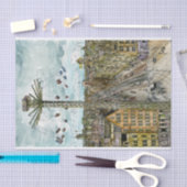 Bestemmingen | Waterverf Europese Swing Ride Tissuepapier (Craft)