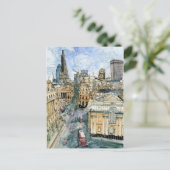 Bestemmingen | Waterverf  London Street Briefkaart (Staand voorkant)