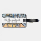 Bestemmingen | Waterverf  metro-ingang Bagagelabel (Achterkant horizontaal)