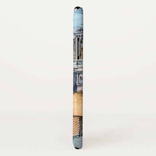 Bestemmingen | Waterverf metro-ingang Case-Mate iPhone Case (Achterkant / rechts)