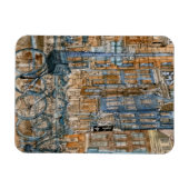 Bestemmingen | Waterverf New York City Uitzicht Magneet (Horizontaal)