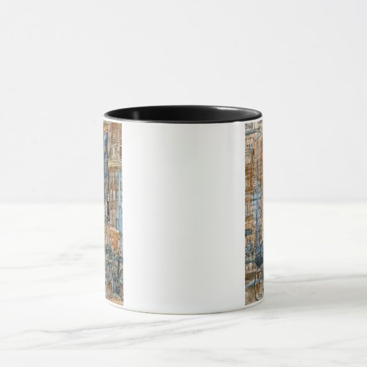 Bestemmingen | Waterverf New York City Uitzicht Mok (Midden)