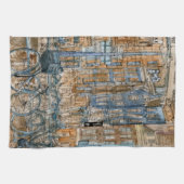 Bestemmingen | Waterverf New York City Uitzicht Theedoek (Horizontaal)