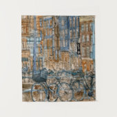 Bestemmingen | Waterverf New York City Uitzicht Wandkleed (Voorkant)