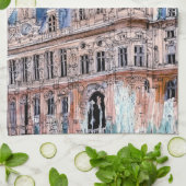 Bestemmingen | Waterverf Rustic Hotel de Ville Theedoek (Gevouwen)