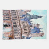 Bestemmingen | Waterverf Rustic Hotel de Ville Theedoek (Horizontaal)