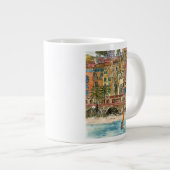 Bestemmingen | Waterverf strand en gebouwen Grote Koffiekop (Voorkant rechts)