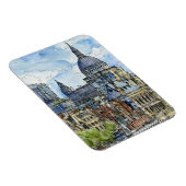 Bestemmingen | Waterverf Thames Waterfront Magneet (Rechterzijde)