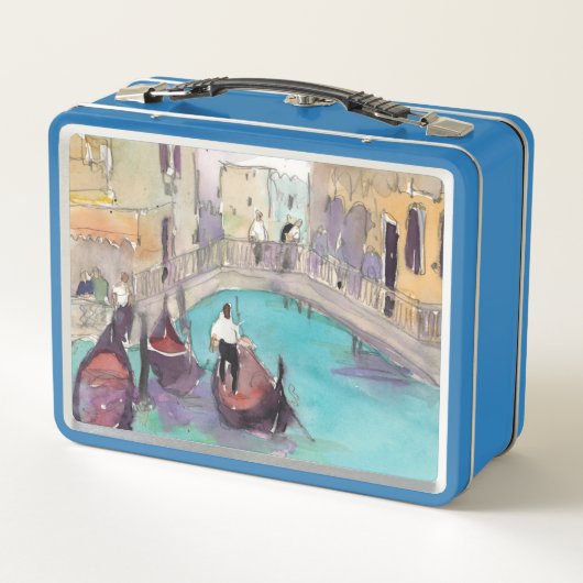 Bestemmingen | Waterverf Venice Gondola Ride (Achterkant)