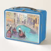 Bestemmingen | Waterverf Venice Gondola Ride (Voorkant)