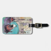 Bestemmingen | Waterverf Venice Gondola Ride Bagagelabel (Voorkant horizontaal)