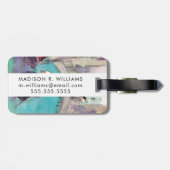 Bestemmingen | Waterverf Venice Gondola Ride Bagagelabel (Achterkant horizontaal)