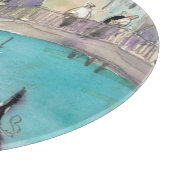 Bestemmingen | Waterverf Venice Gondola Ride Snijplank (Hoek)