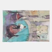 Bestemmingen | Waterverf Venice Gondola Ride Theedoek (Horizontaal)