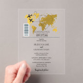 Bestemmings Instapkaart Trouwen Acryl Uitnodigingen (Insitu (Draagbaar))