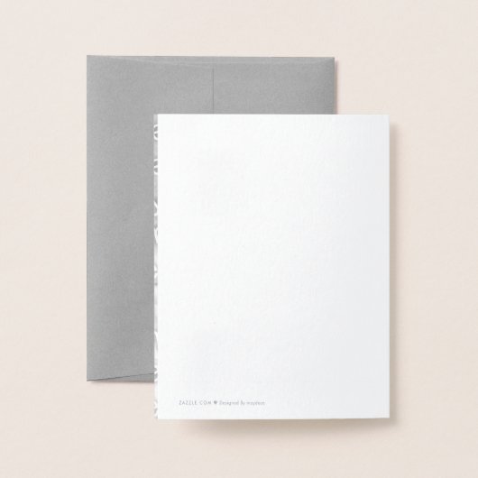 bestemmings-trouwpaspoort folie kaarten (Met envelop)