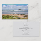 Bestemmingspanner voor reizen naar het Verenigd Ko Visitekaartje (Voorkant / Achterkant)