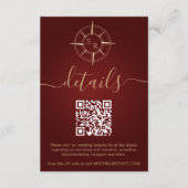 Bestemmingspaspoort Kompas QR Code Details Informatiekaartje (Voorkant)