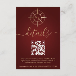 Bestemmingspaspoort Kompas QR Code Details Informatiekaartje