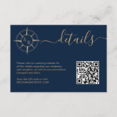 Bestemmingspaspoort Kompas QR Code Details Informatiekaartje (Voorkant)