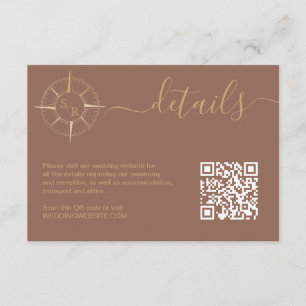 Bestemmingspaspoort Kompas QR Code Details Informatiekaartje