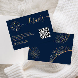 Bestemmingspaspoort Kompas QR Code Details RSVP Kaartje