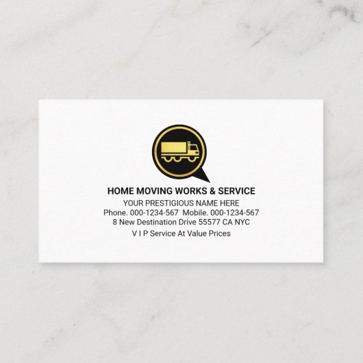 Bestemmingspijlen voor vervoer naar huis verplaats visitekaartje (Achterkant)