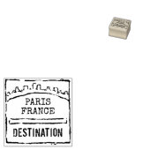 Bestemmingsstempel voor bruiloft, reispartij rubberstempel (Gestempeld)