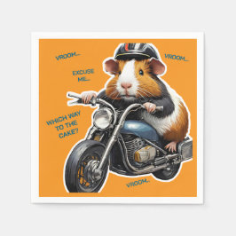 Bestemmingstaart, Guinee Pig Verjaardag Servet