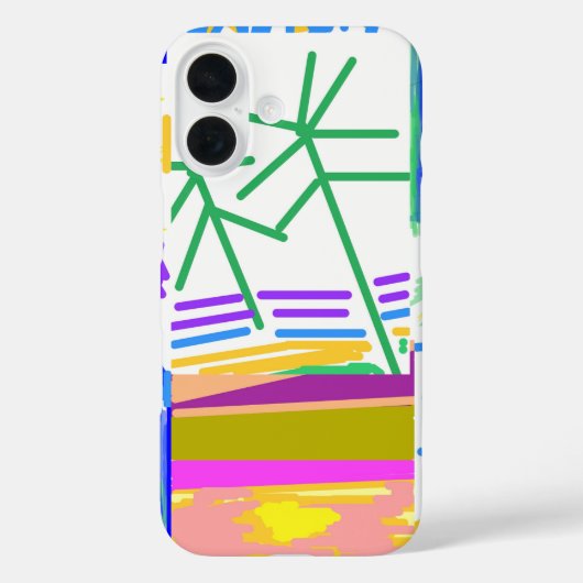 Bestemmingsvakantie feestelijk Abstract Case-Mate iPhone Case (Achterkant)