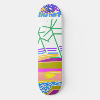 Bestemmingsvakantie feestelijk Abstract Persoonlijk Skateboard