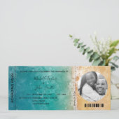 Bestemmingsweddenschap aan boord van de pas langs  kaart (Staand voorkant)