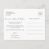 Bestemmingsweddenschap Sla de datum op Aankondigingskaart (Achterkant)