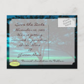Bestemmingsweddenschap Sla de datum op Aankondigingskaart (Achterkant)