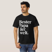 Bester Papa der Welt T-shirt (Voorkant volledig)