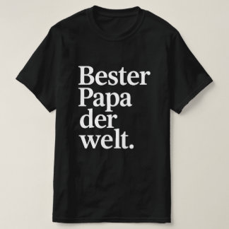 Bester Papa der Welt T-shirt
