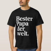 Bester Papa der Welt T-shirt (Voorkant)