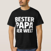 Bester Papa der Welt T-shirt (Voorkant)
